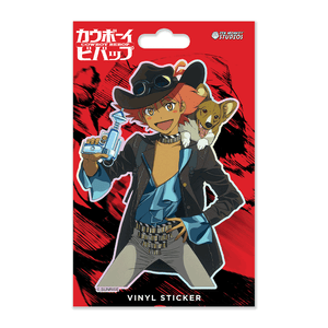 Western Ed and Ein - Holographic Cowboy Bebop Sticker