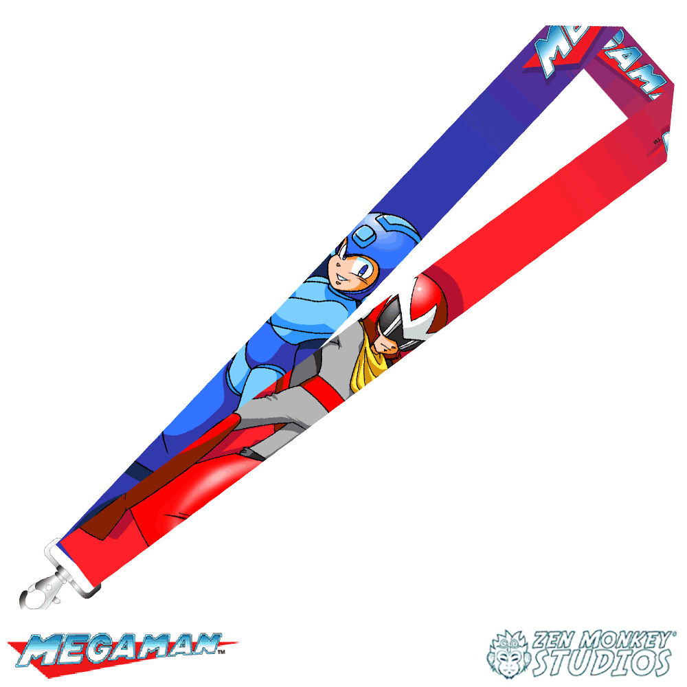 Megaman and Protoman - Mega Man Classic Lanyard – Zen Monkey Studios