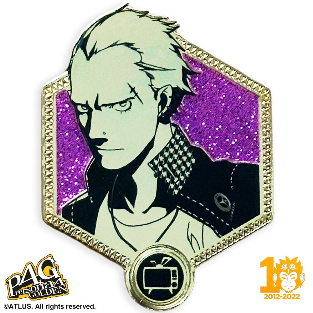 Kanji Tatsumi - Golden Series - Persona 4 Golden Pin – Zen Monkey Studios