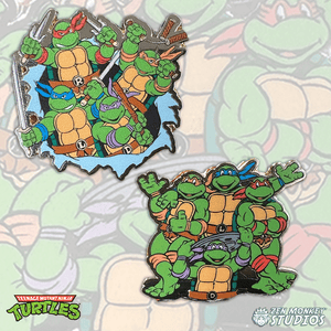 Famous 80s Poses - TMNT 2 Pinset