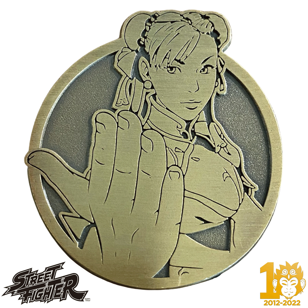 Limited Edition Emblem: Chun-Li - Street Fighter Enamel Pin – Zen Monkey  Studios