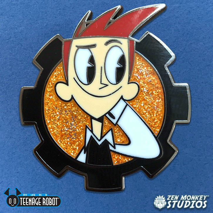 Brad Gear - Teenage Robot Enamel Pin – Zen Monkey Studios