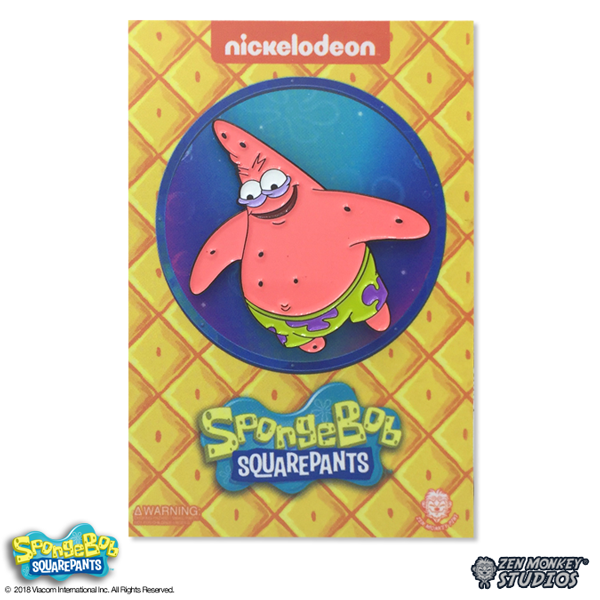 Savage Patrick - Spongebob Squarepants Pin – Zen Monkey Studios