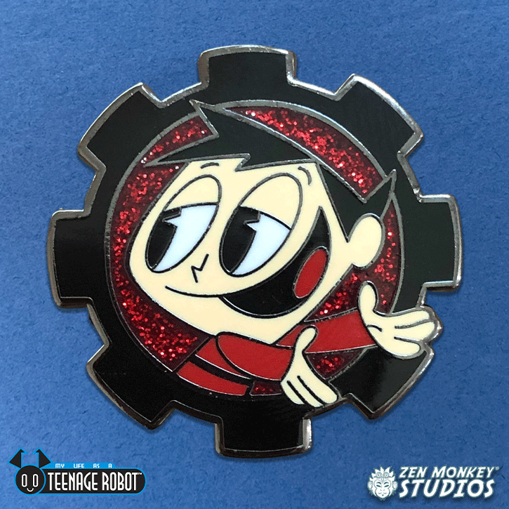 Tuck Gear - Teenage Robot Enamel Pin – Zen Monkey Studios